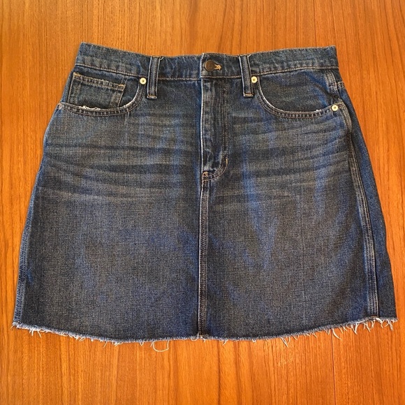 Madewell 100% cotton denim mini skirt - Picture 1 of 4